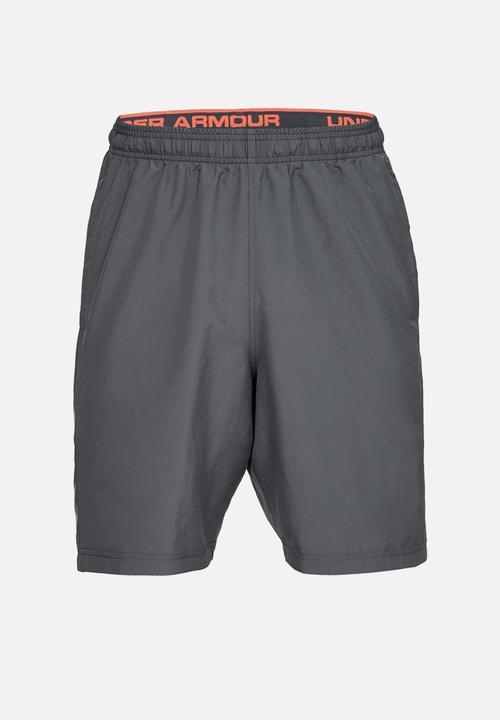 Under Armour - Ua woven wordmark shorts - grey-melange
