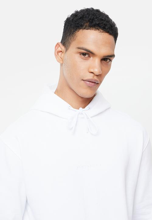 Jonathan D - Drake oversized fit hoodie - white