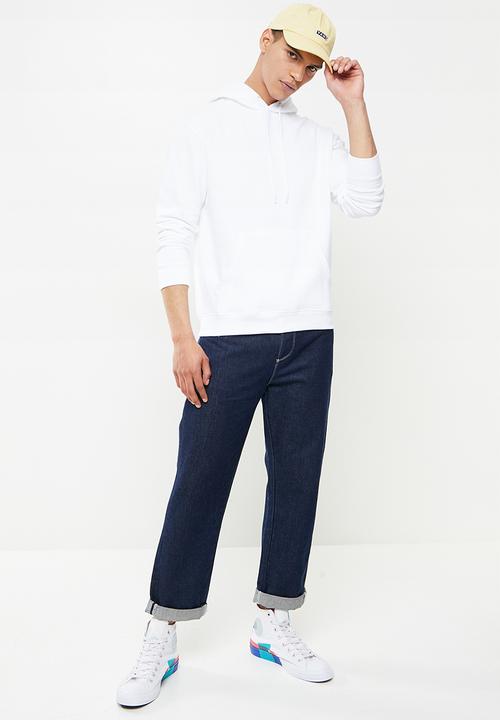 Jonathan D - Drake oversized fit hoodie - white