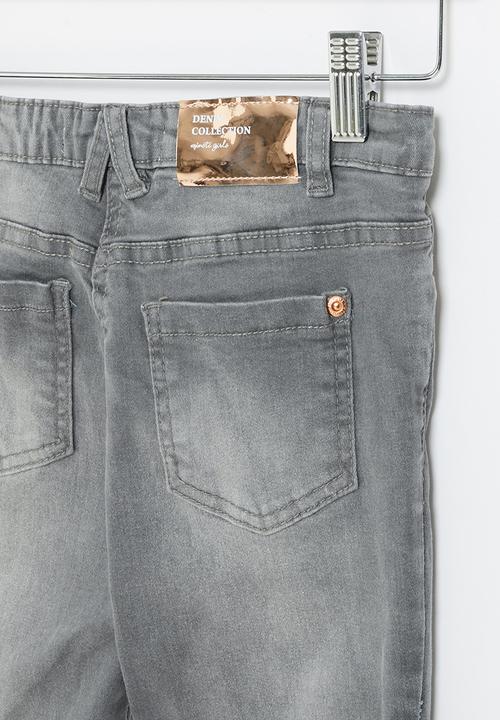 MINOTI - Girls basic super skinny jean - grey