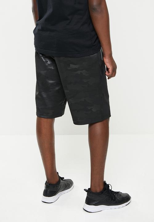Cutty - Vermont regular fit scuba shorts - black