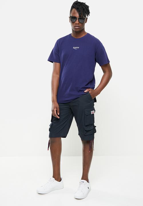 Cutty - Mortar cargo shorts - ink