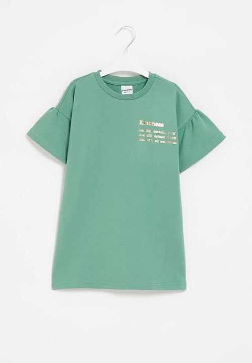 Pop Candy - Fleece dress - olive