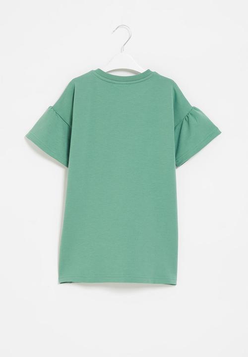 Pop Candy - Fleece dress - olive