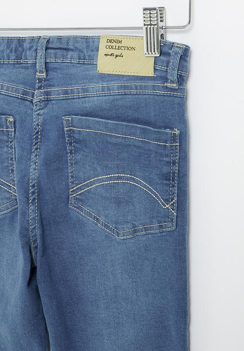 MINOTI - Tween girls basic regular denim jean - mid blue