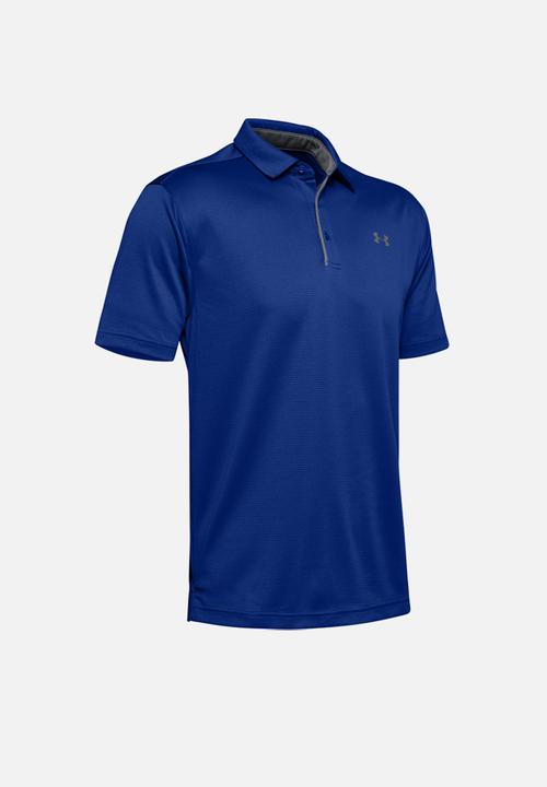 Under Armour - Tech polo - mid blue