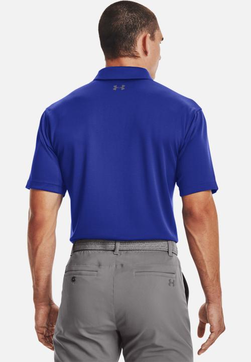 Under Armour - Tech polo - mid blue