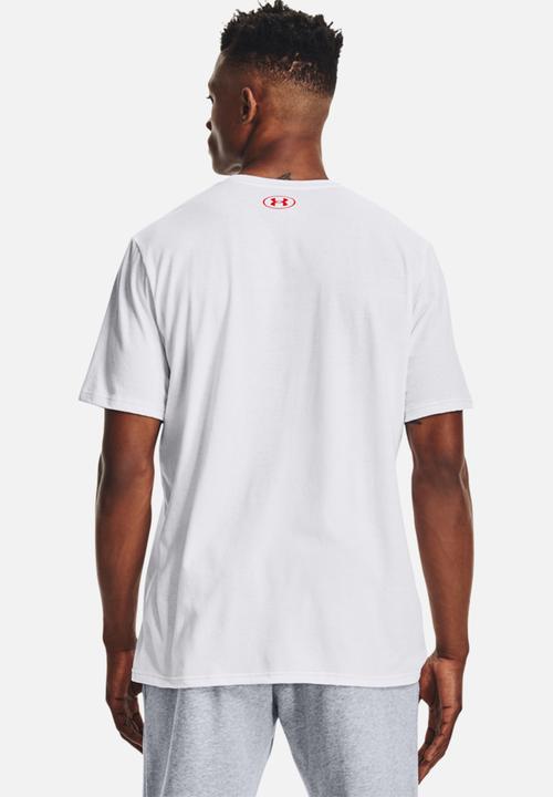 Under Armour - Ua vertical signature  ss - white