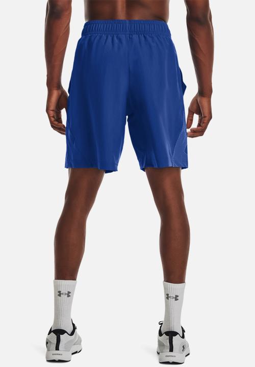 Under Armour - UA woven graphic short - mid blue