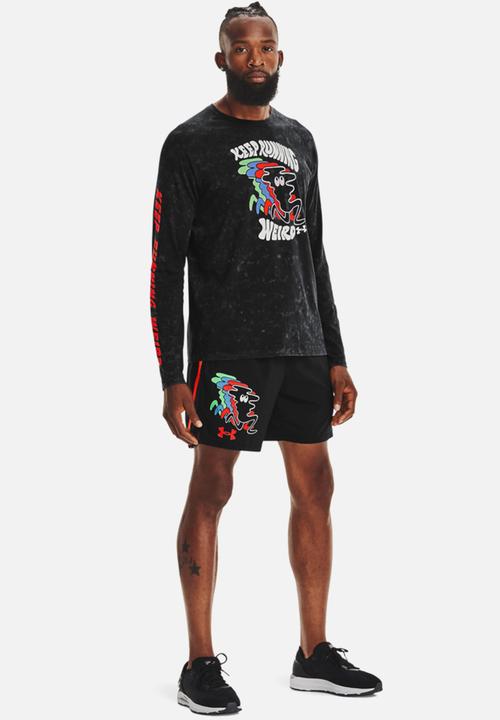 Under Armour - Ua keep run weird 7'' short - black