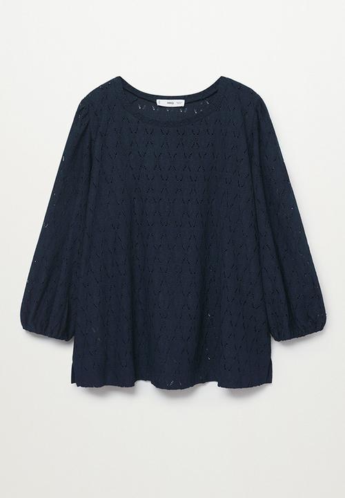 MANGO - Plus T-shirt nina - navy