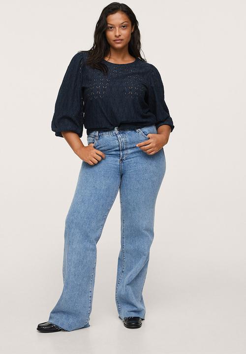 MANGO - Plus T-shirt nina - navy