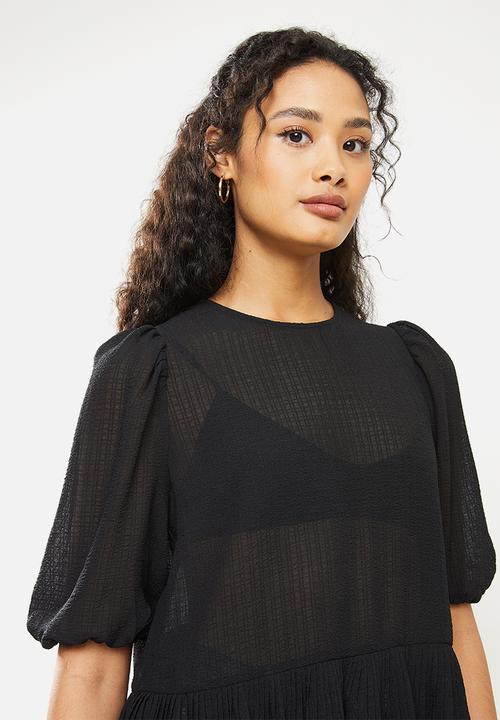 Vero Moda - Else 2/4 top - black