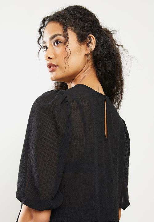 Vero Moda - Else 2/4 top - black
