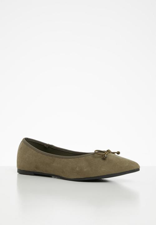 Cotton On - Essential evelyn point ballet - khaki 