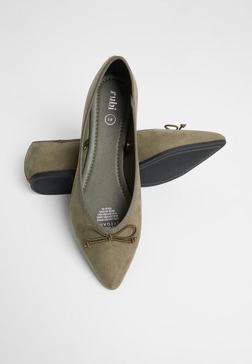 Cotton On - Essential evelyn point ballet - khaki 