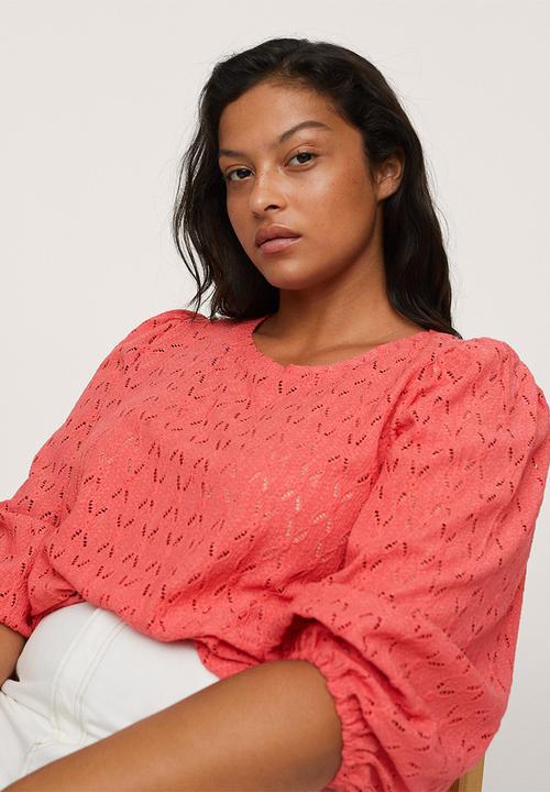 MANGO - Plus T-shirt nina - pink