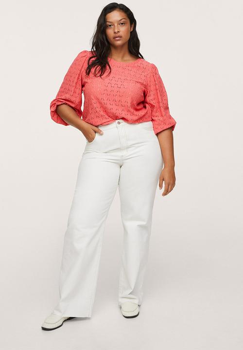 MANGO - Plus T-shirt nina - pink