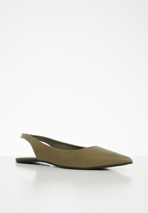 Cotton On - Essential lenni slingback point - khaki