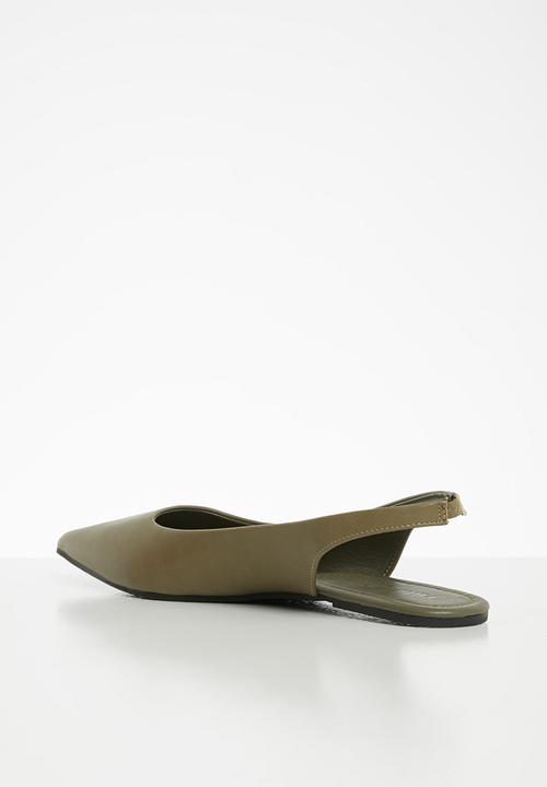Cotton On - Essential lenni slingback point - khaki