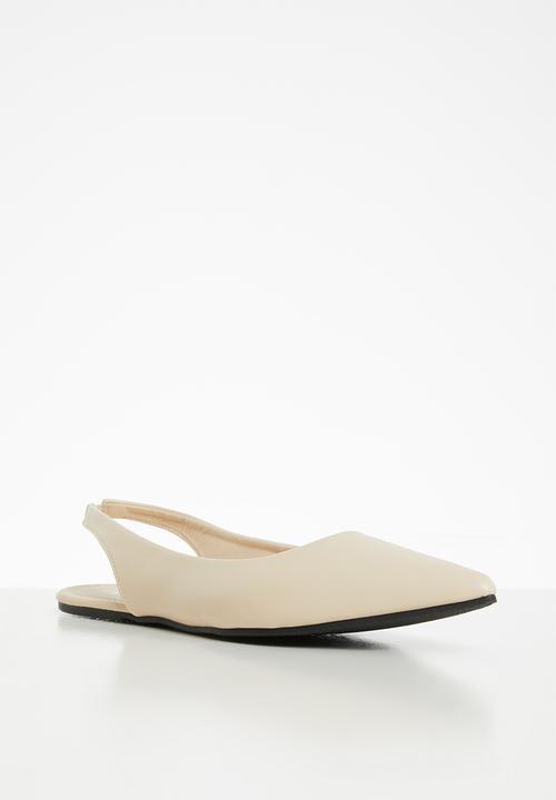 Cotton On - Essential lenni slingback point - stone