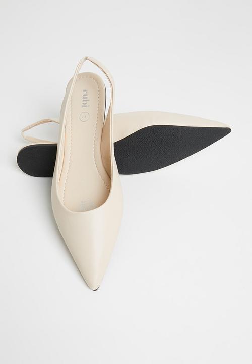 Cotton On - Essential lenni slingback point - stone