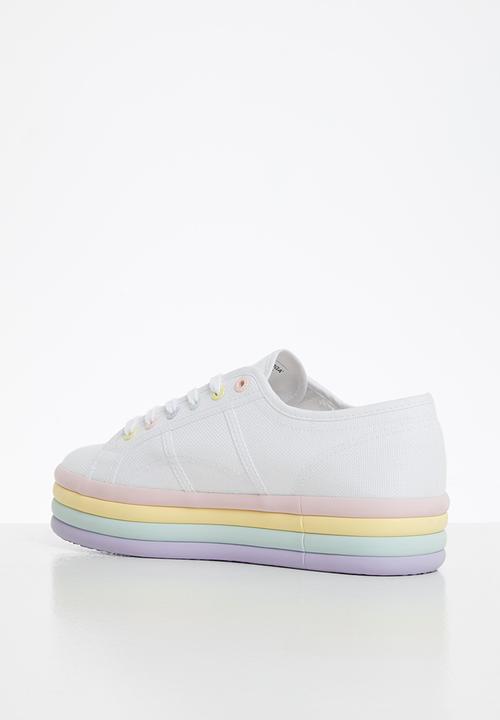 SUPERGA - 2790 candy layered platform - white violet