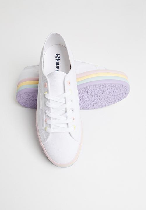SUPERGA - 2790 candy layered platform - white violet