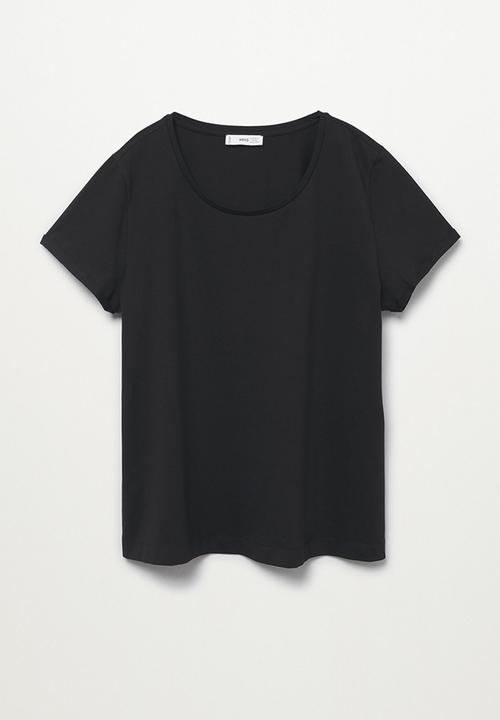 MANGO - Plus T-shirt basi - black