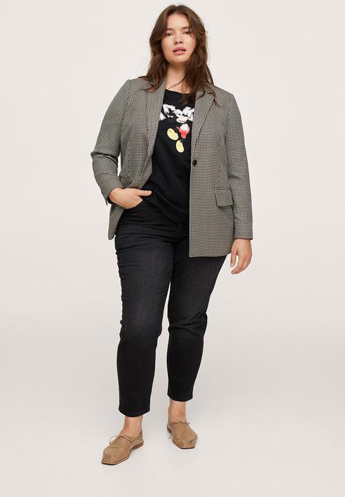 MANGO - Plus T-shirt mickey - black