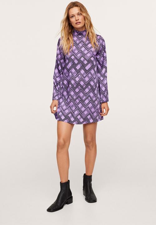 MANGO - Dress donatela - purple