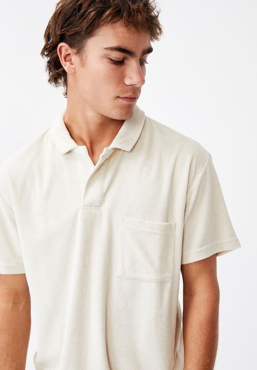 Cotton On - Textured polo - ecru