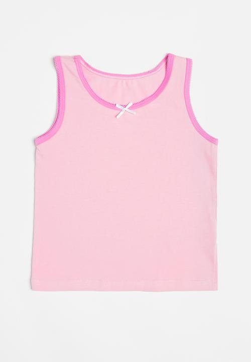 MINOTI - Girls 3 pack aop vests - multi