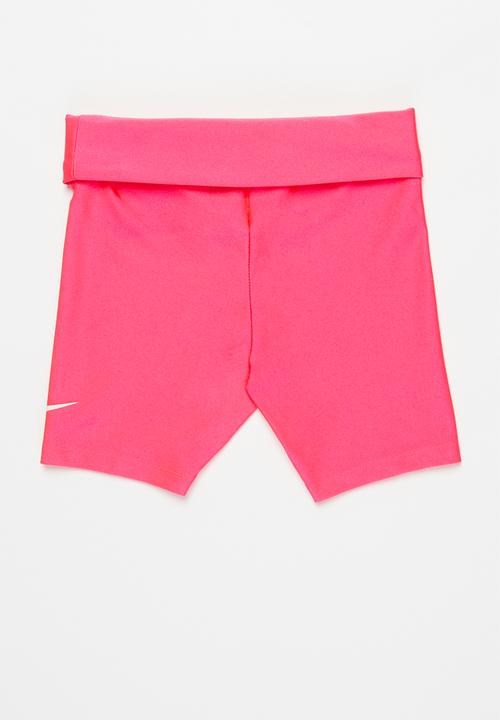 Nike - Nike girls high waisted short - hyper pink