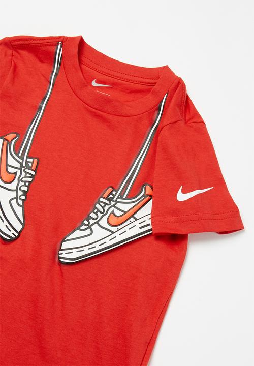 Nike - Nike boys sport footwear te short se - black & red 