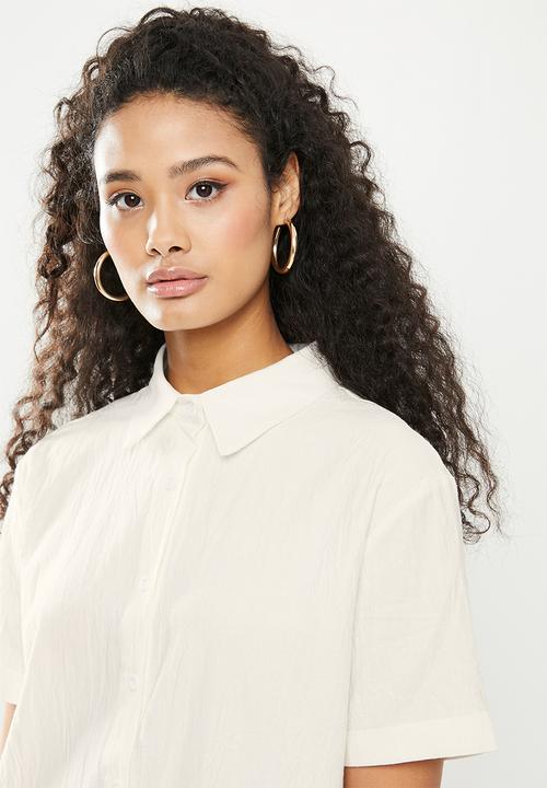 dailyfriday - Maxi shirt dress - white