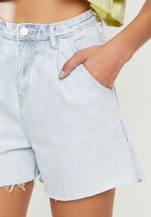 Glamorous - Denim casual shorts - bleach wash