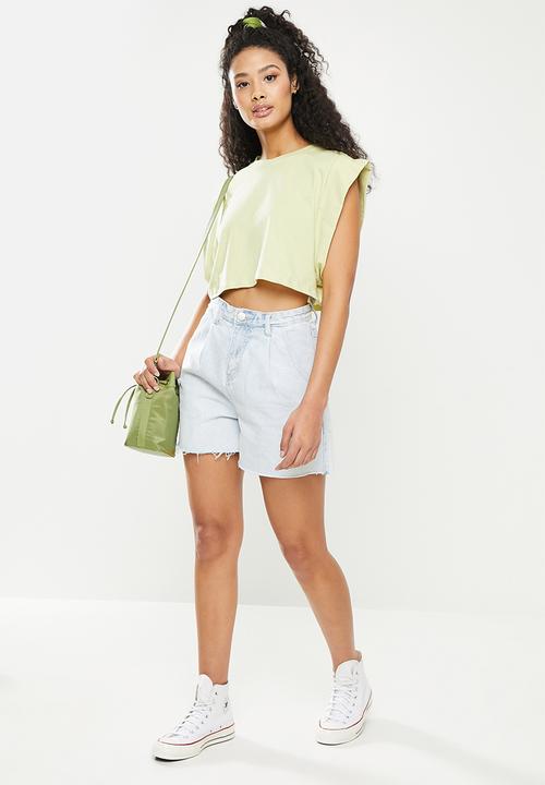 Glamorous - Denim casual shorts - bleach wash