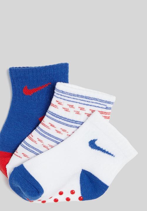 Nike - Nhb af1 stripe gripper 3 pack - multi 