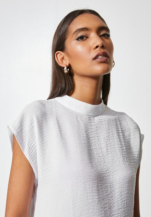 Superbalist - Grown on sleeve t-shirt shell - ivory