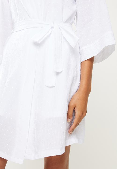 Superbalist - Sleep robe - white