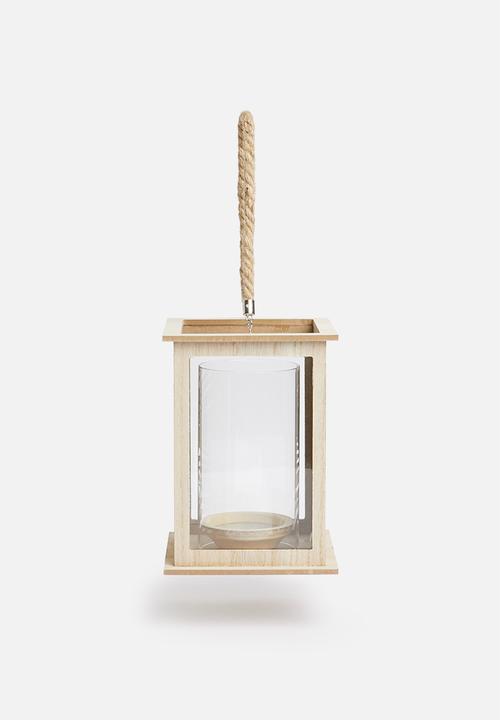 H&S - Leaf cut candle holder - natural