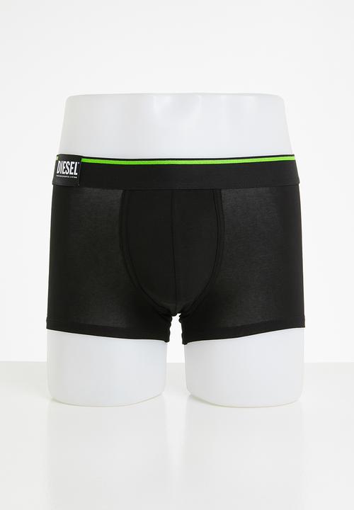 Diesel  - Umbx-damien three pack boxer shorts - black & white