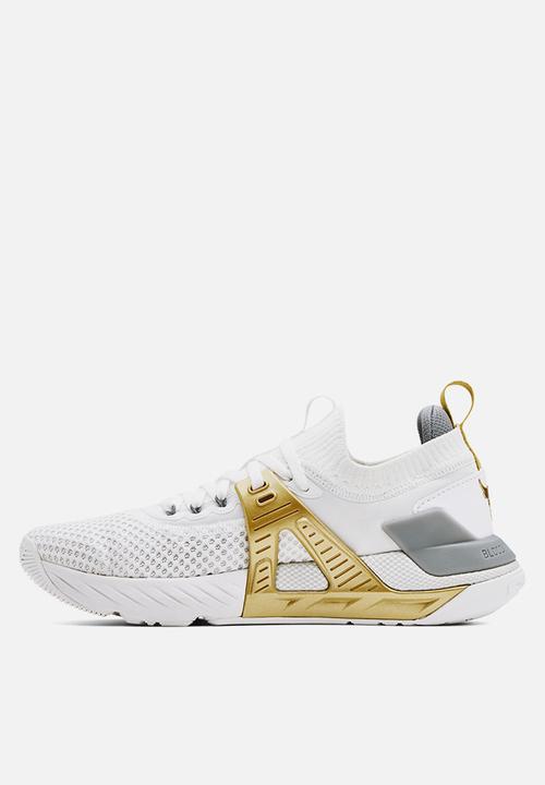 Under Armour - Ua w project rock 4 - white/metallic gold 