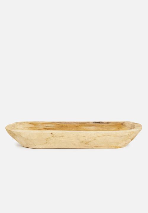 Excellent Houseware - Wooden bowl - Teak