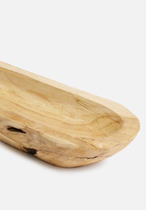 Excellent Houseware - Wooden bowl - Teak