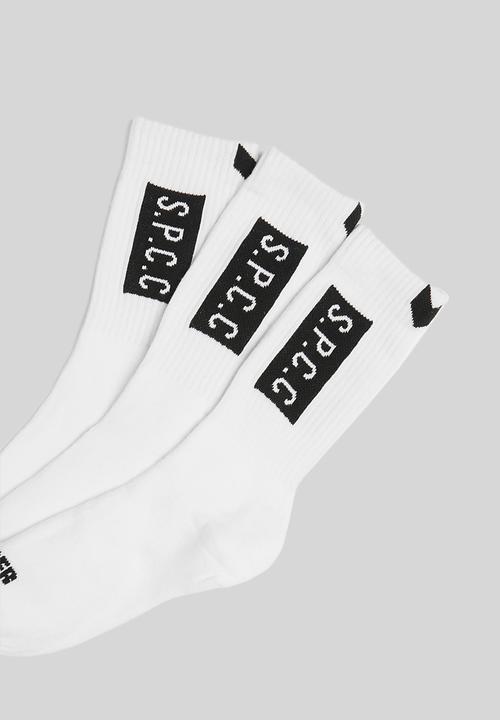 S.P.C.C - Johnson 3-pack socks - white