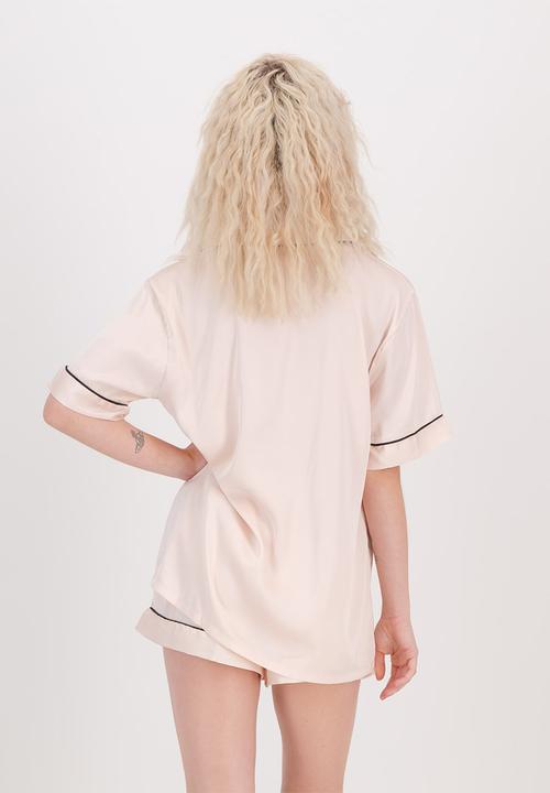 The Lot - Satin pj set short - pink
