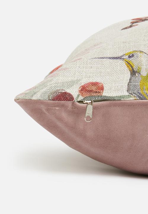 Hertex Fabrics - Sugarbush cushion cover - mauve