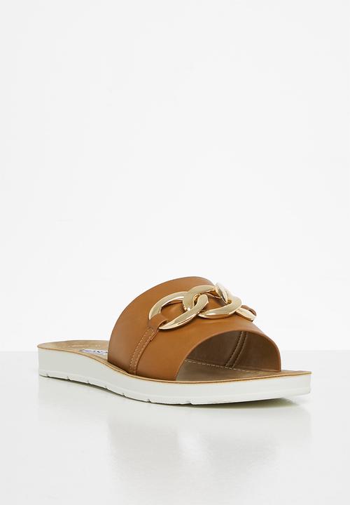 Madison® - Caroline chain strap slide - tan